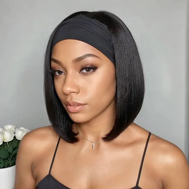 Ashimary Hair headband wig with built-in band