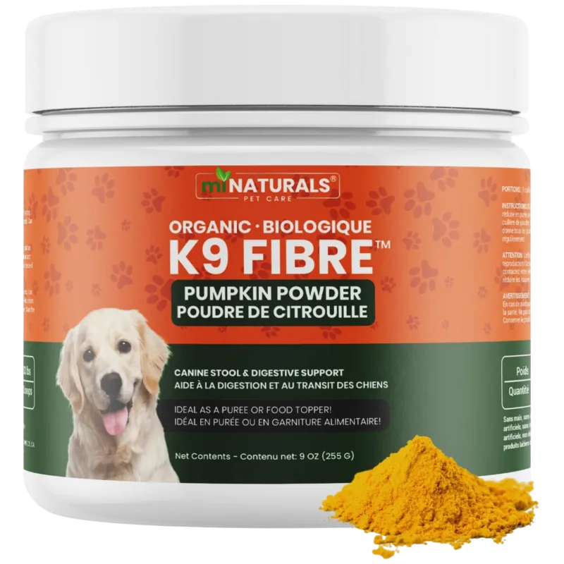Minaturals Nutrition pumpkin powder for dogs pet supplement