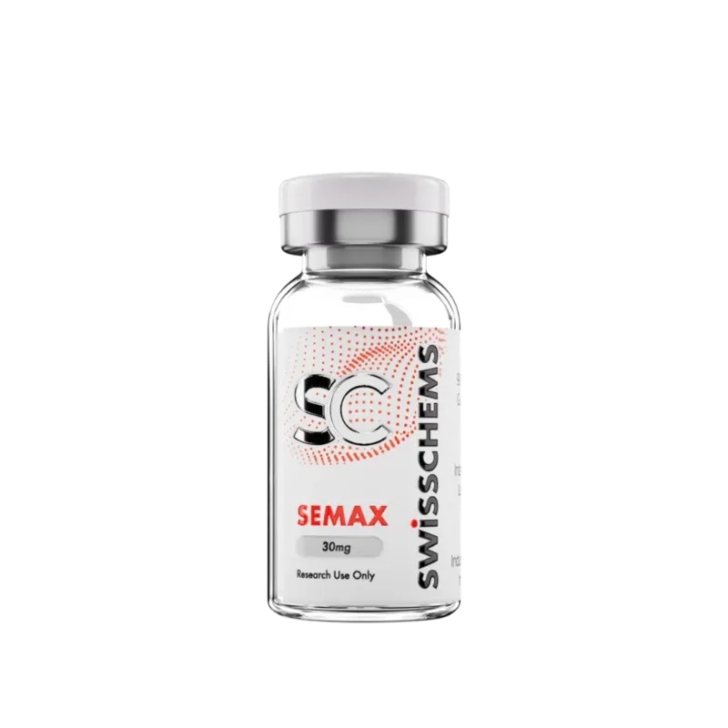 SwissChems semax peptide solution in product vial
