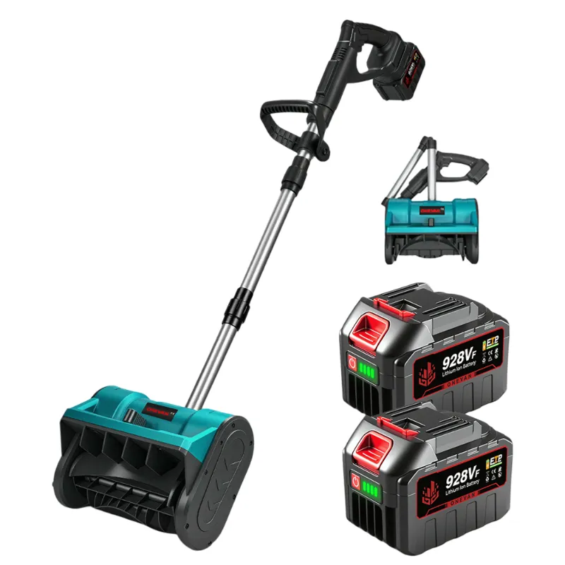 ONEVAN handheld snow blower for clearing snow in tight spaces
