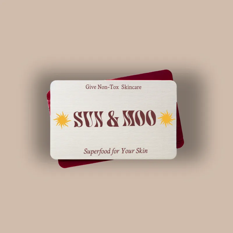Sun & Moo moo gift certificates