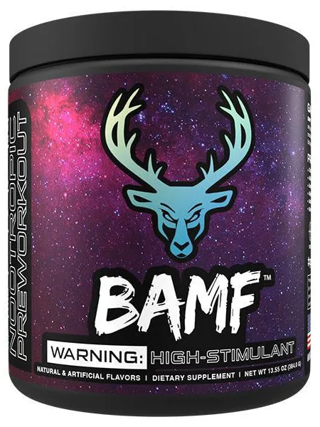 RakAdx bamf pre workout supplement container