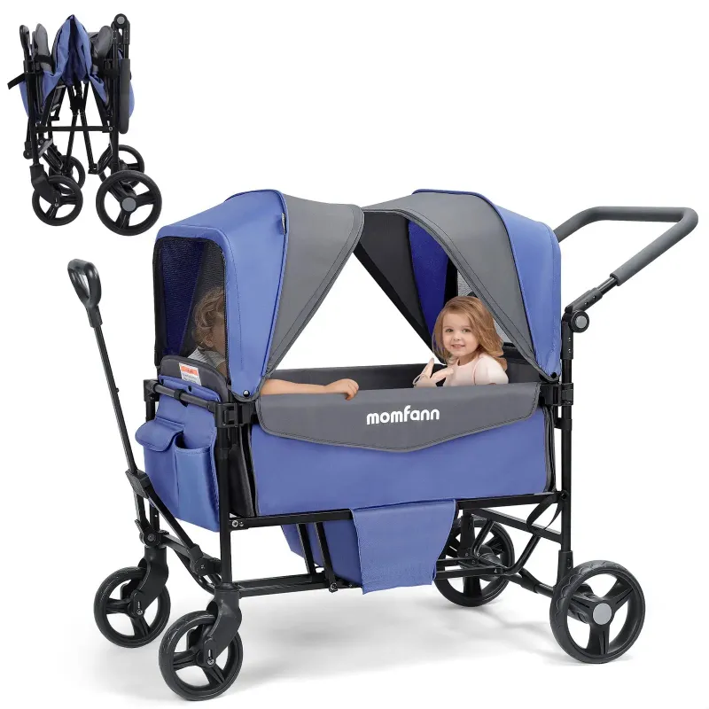 Momfann double stroller wagon for two children
