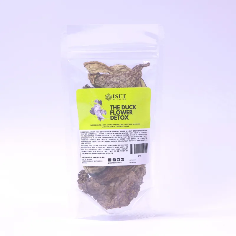 Iset by Nature duck flower herbal remedy
