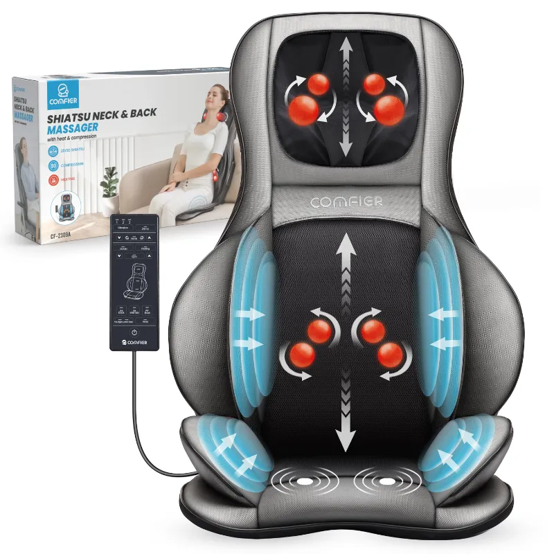 Comfier massager for chairs with adjustable straps