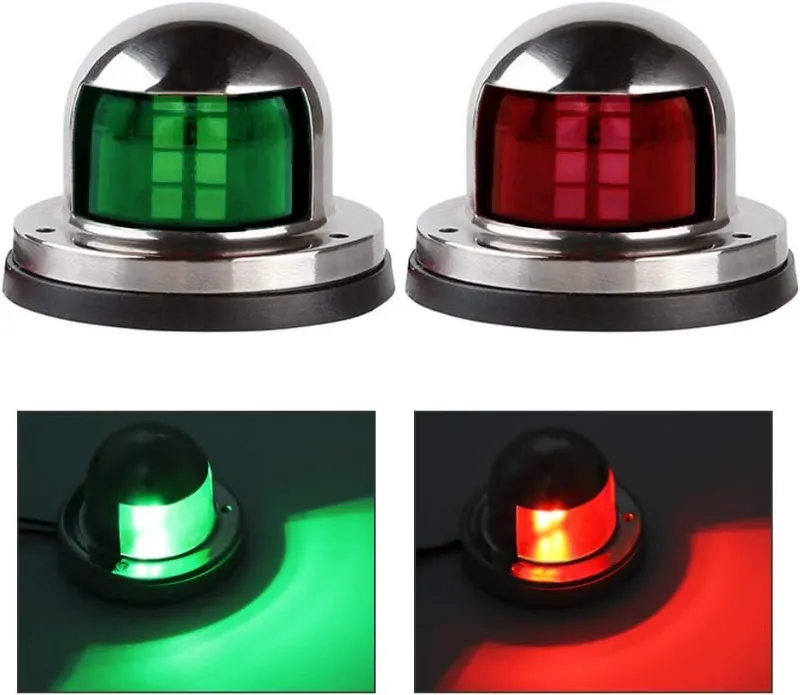 GeerTop Outdoor red green navigation lights for boats