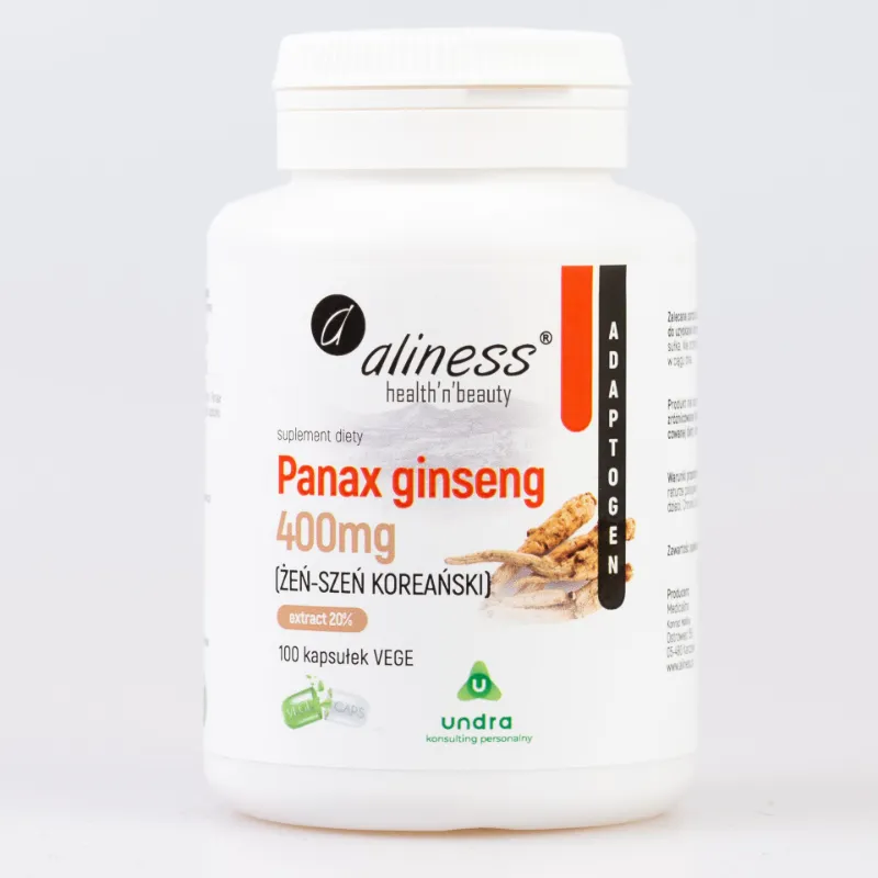 Aliness korean ginseng herbal supplement