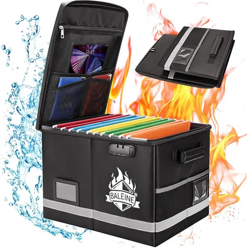 Baleine Shop fireproof file box for document protection
