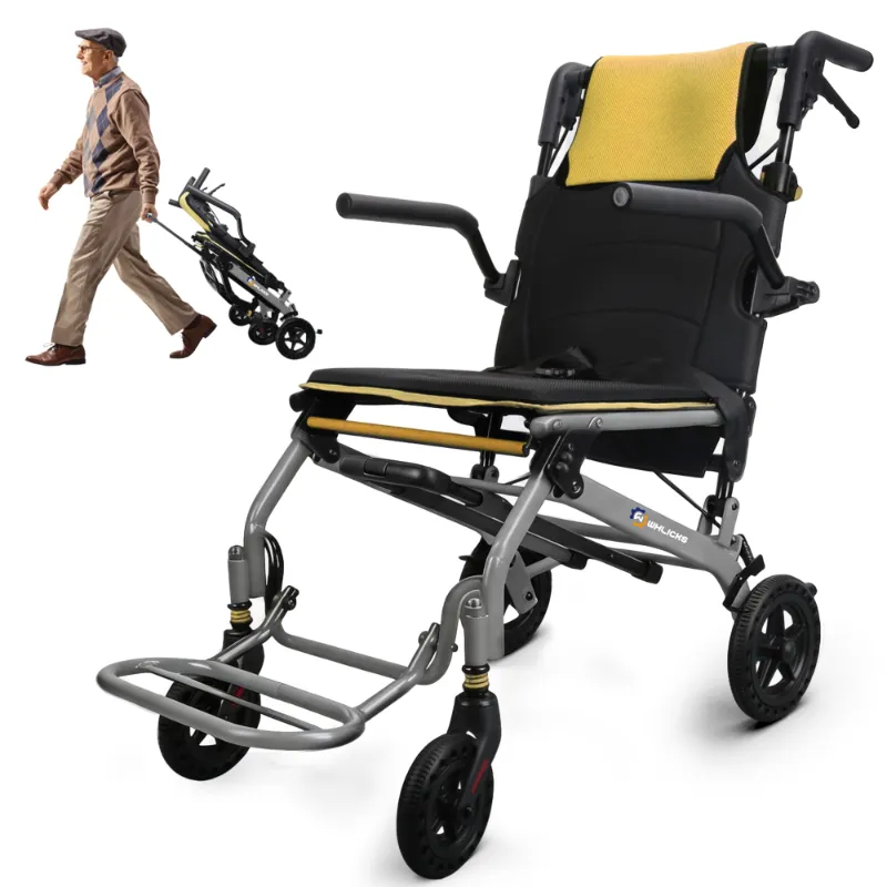 WHLICKS transport chair for assisted mobility