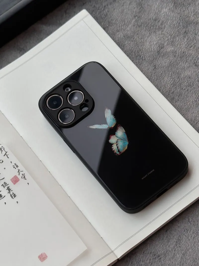 Three Fleas butterfly phone case