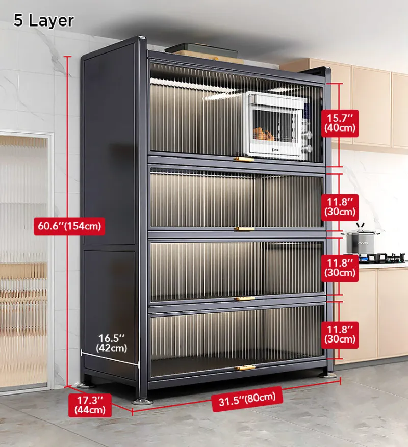 Joybos kitchen pantry for food storage and organization