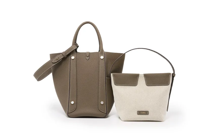 T.QING butterfly bucket bag with butterfly-themed details