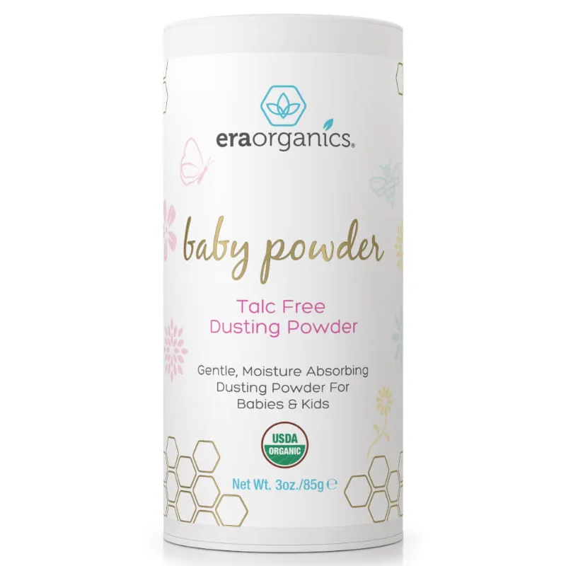 Era Organics baby powder for infant skin care