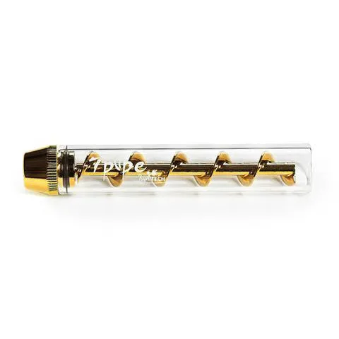 Twisty glass joint smoking device