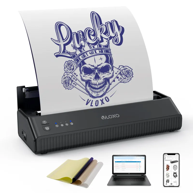 VLOXO tattoo stencil printer for transferring designs