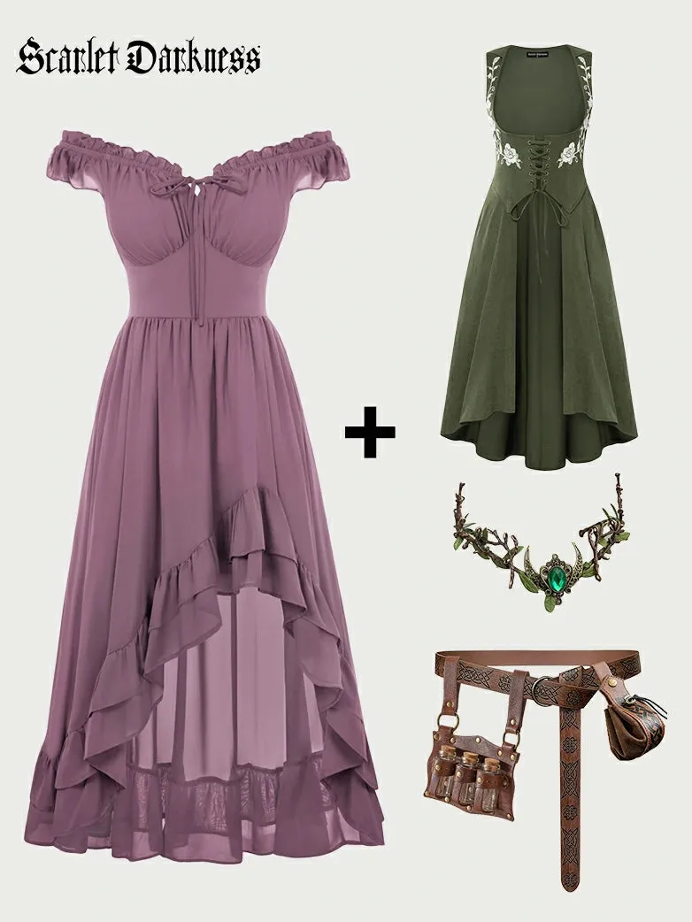 Scarlet Darkness ren faire outfits