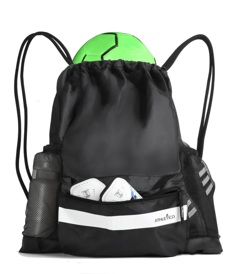 Athletico soccer bag for carrying cleats, ball, and gear