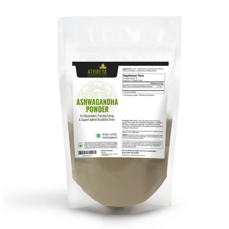 Athreya Herbs Ashwagandha Powder Withania Somnifera herbal powder