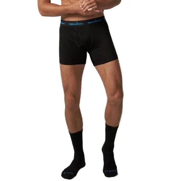 Woolove Apparel men's merino boxers brief rusty orange