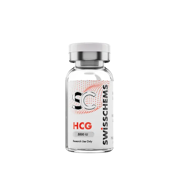 SwissChems hcg peptide compound in branded product vial