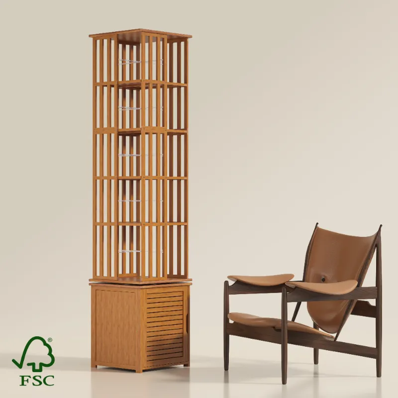 Yowos rotating bookshelf