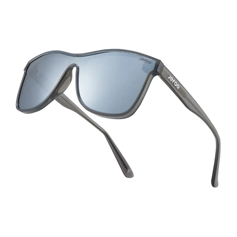 JEFOO one lens sunglasses with avant-garde design