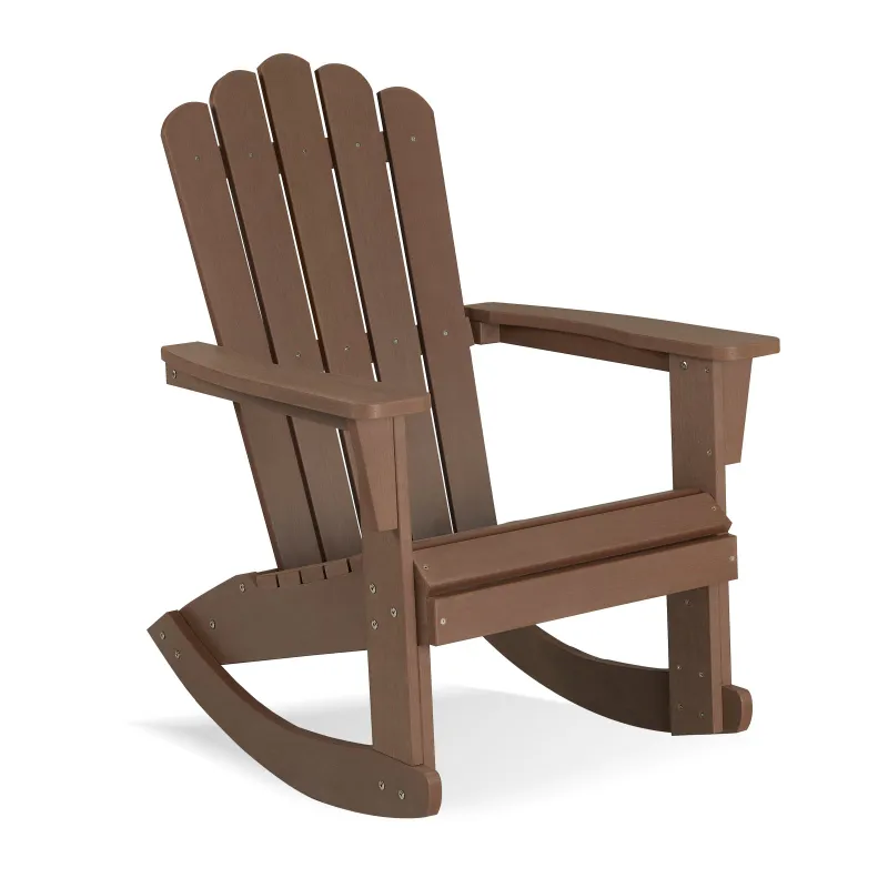Psilvam adirondack chairs rocker in traditional design