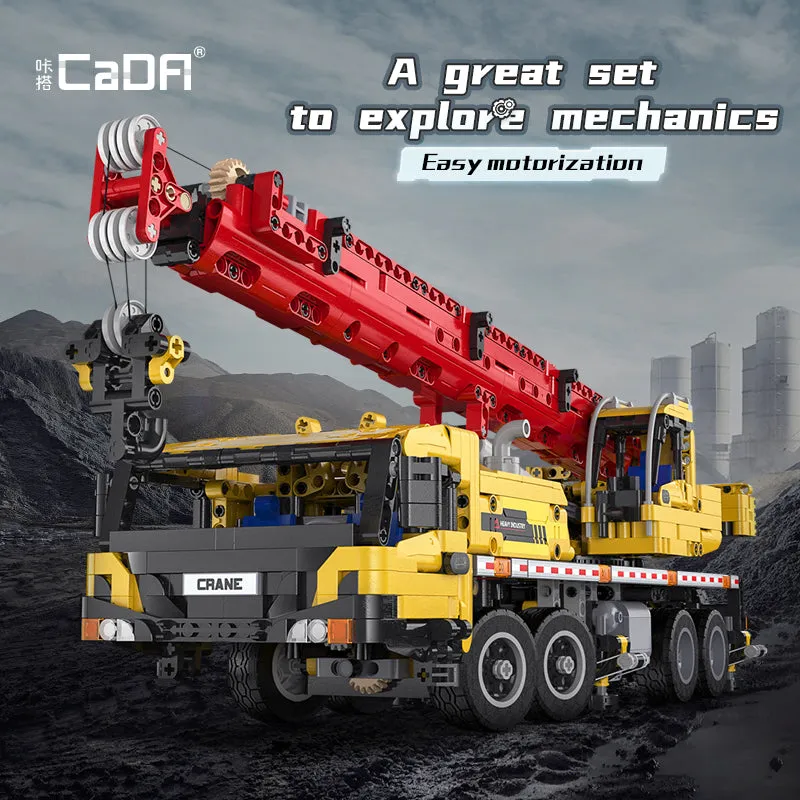 CaDA Bricks crane lorry toy building set