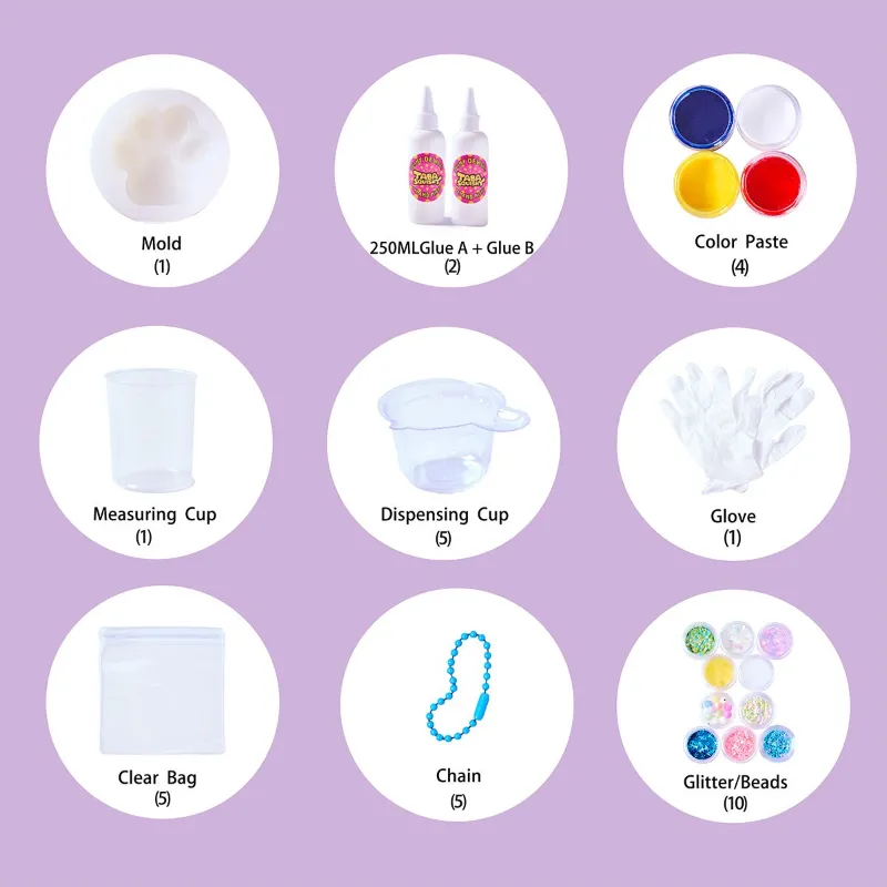 TABASQUISHY taba squishy kit with squishy-making supplies