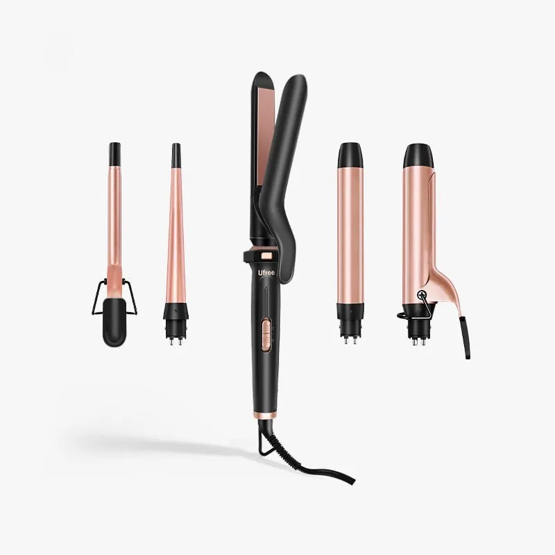 U curl curling iron styling tool