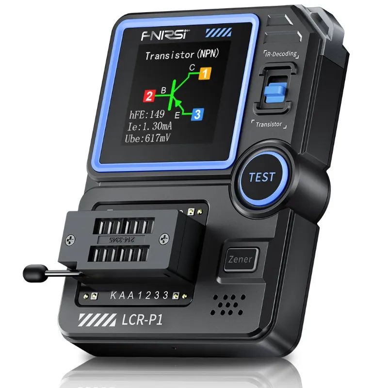 FNIRSI LCR-P1 vs DE-5000 component tester comparison