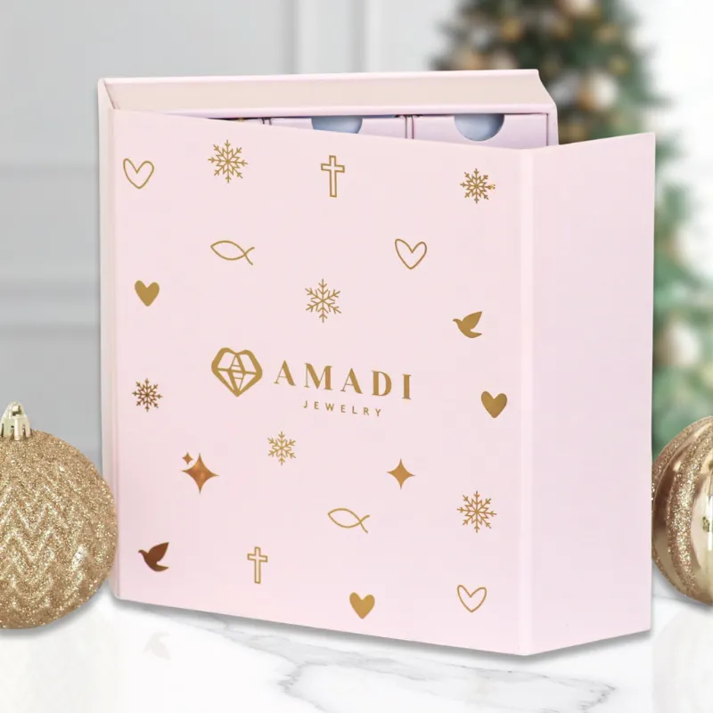AMADI Jewelry advent calendar with jewelry pieces