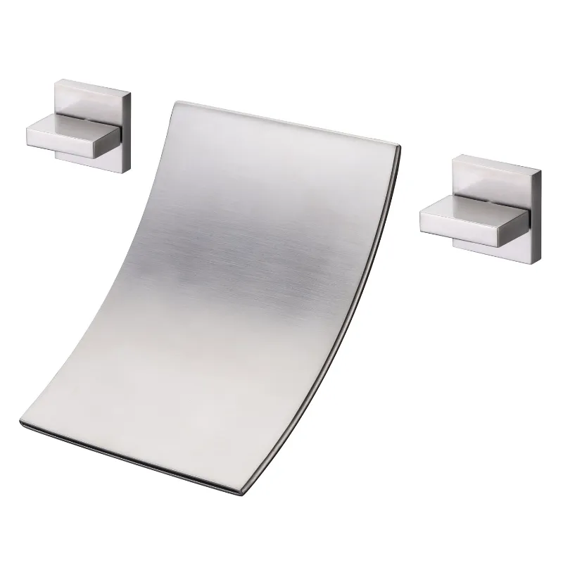 Sumerain Faucet wall mount tub faucet with sleek chrome finish