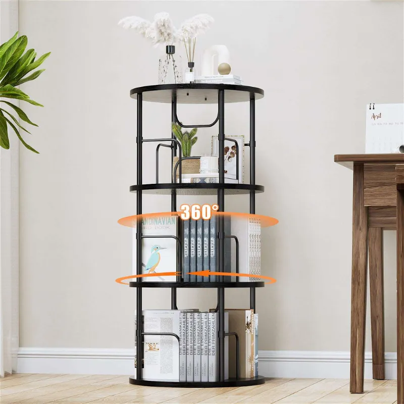 Flycity 360 degree rotating bookshelf