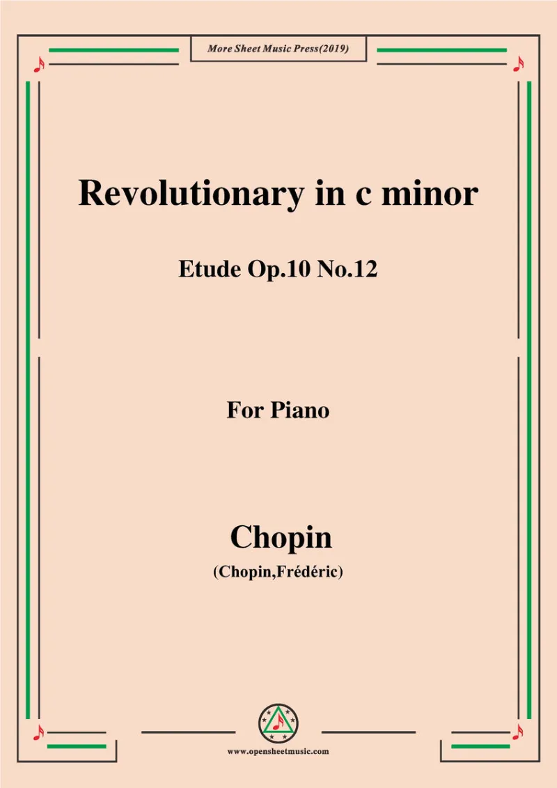 Open Sheet Music etude op 10 no 12 chopin piano sheet music