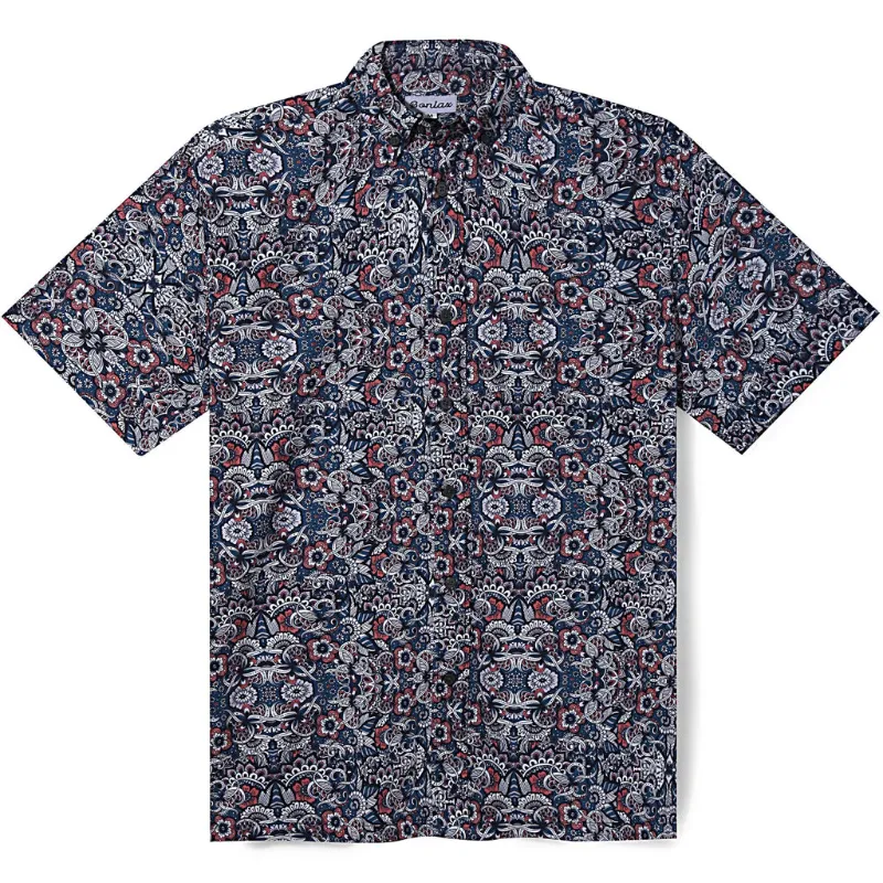 Bonlax paisley hawaiian shirt
