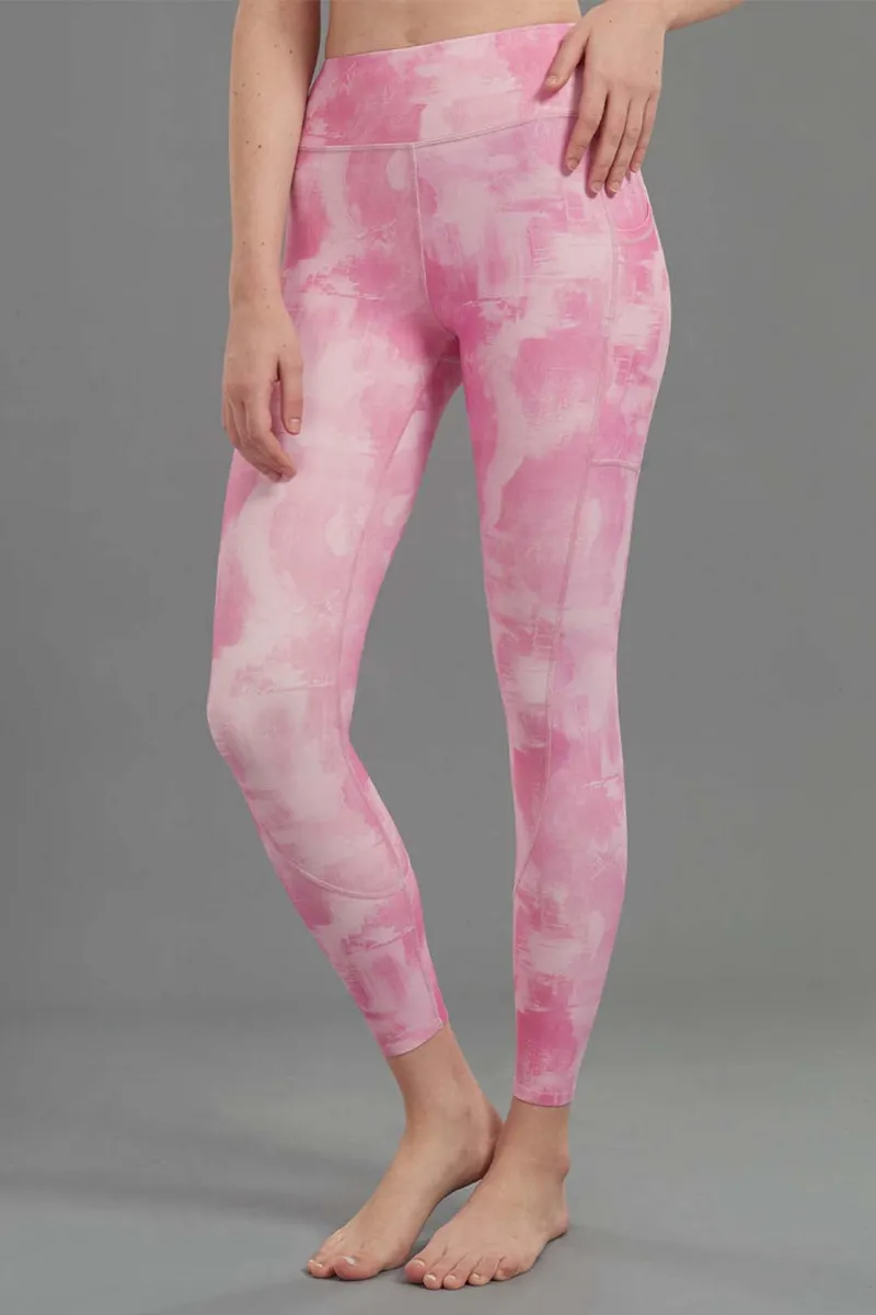 RexingSports tie dye legging, a single colorful tie-dye patterned legging