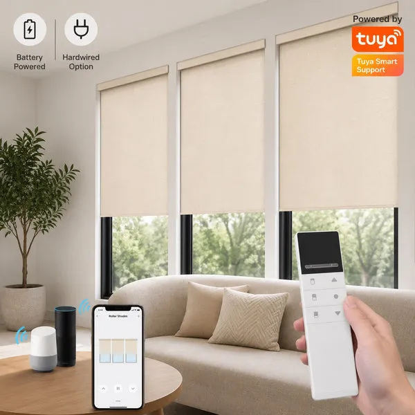 iHomeBlinds remote controlled blinds motorized window shade