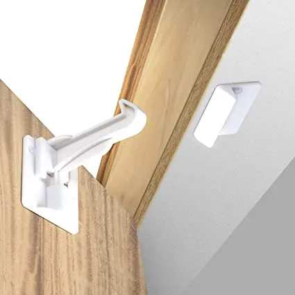 Benny Bradley's invisible cabinet lock for childproofing