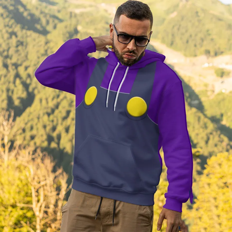 CustomFam waluigi costume Halloween outfit