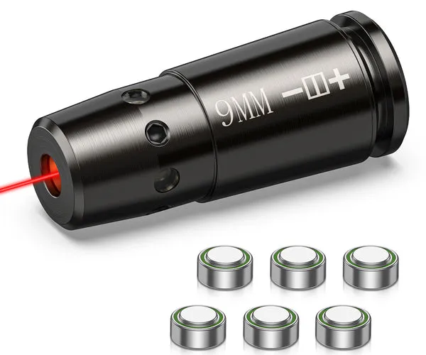 CVLIFE 9mm bore sight caliber-specific zeroing tool