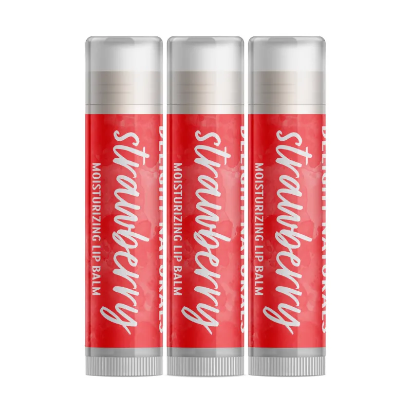 Delight Naturals strawberry lip balm