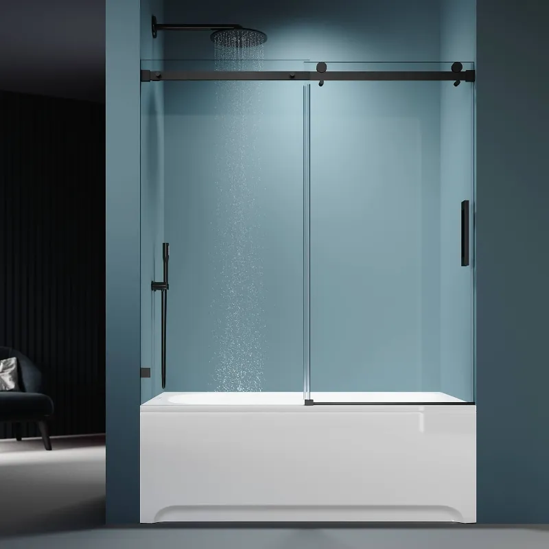 SUNNY SHOWER bathtub shower doors