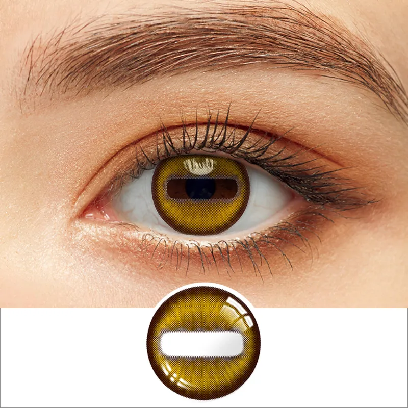 PsEYEche goat eye contact lenses
