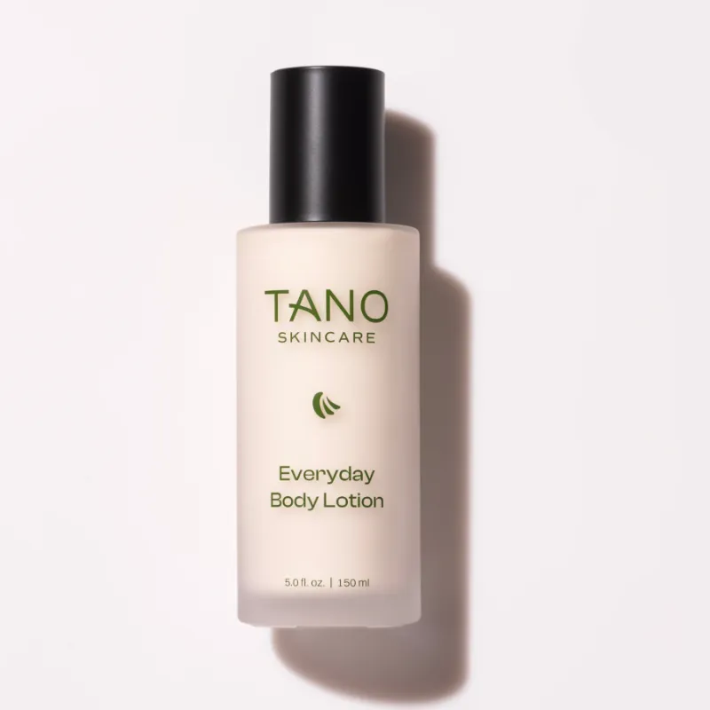 Tano Skincare everyday body lotion with pump dispenser