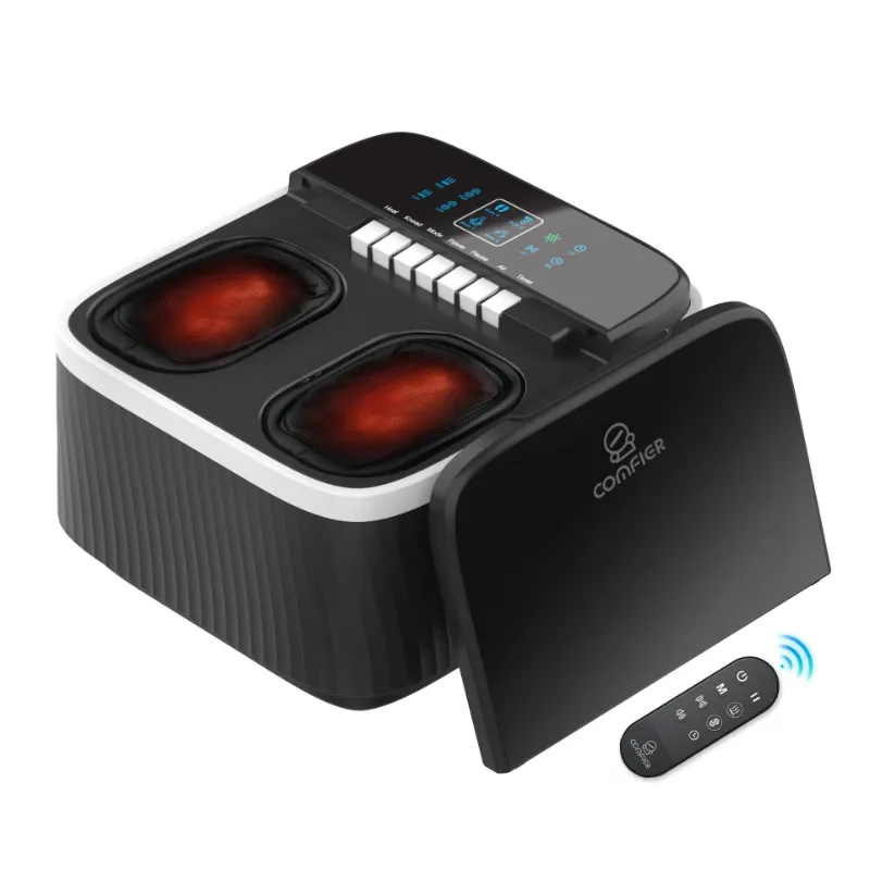 Comfier shiatsu foot massager with kneading nodes