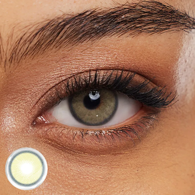 GLOCOLENS green toast contact lens