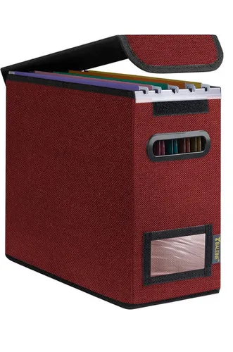 Baleine Shop file folder box with lid for document storage