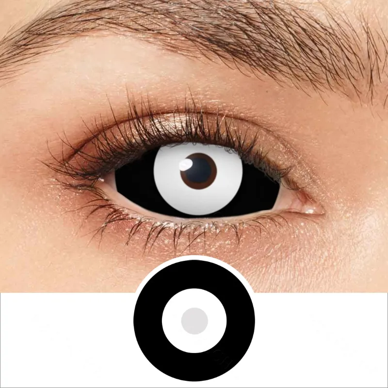 PsEYEche black sclera contact lenses
