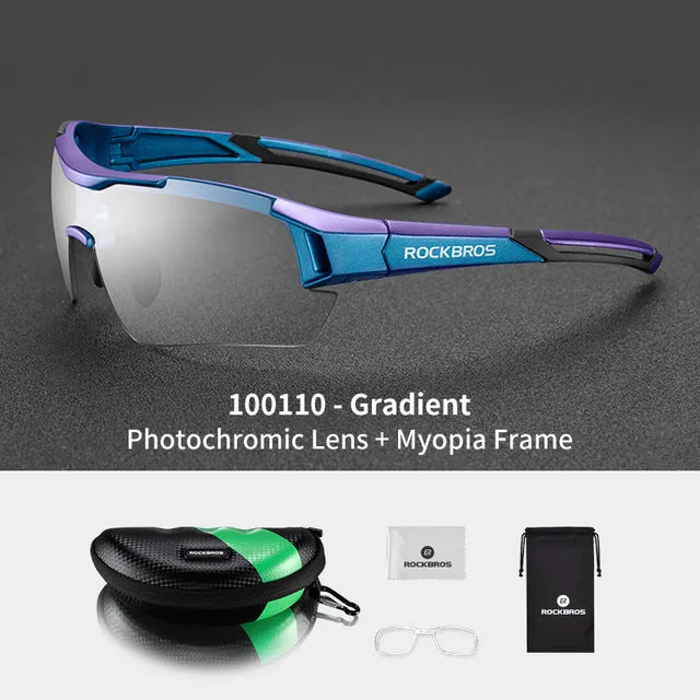 Cycle Peak photochromic cycling glasses with adaptive lenses